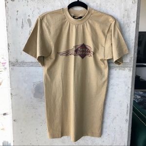 Harley Davidson Mock Neck Graphic Tee Shirt S